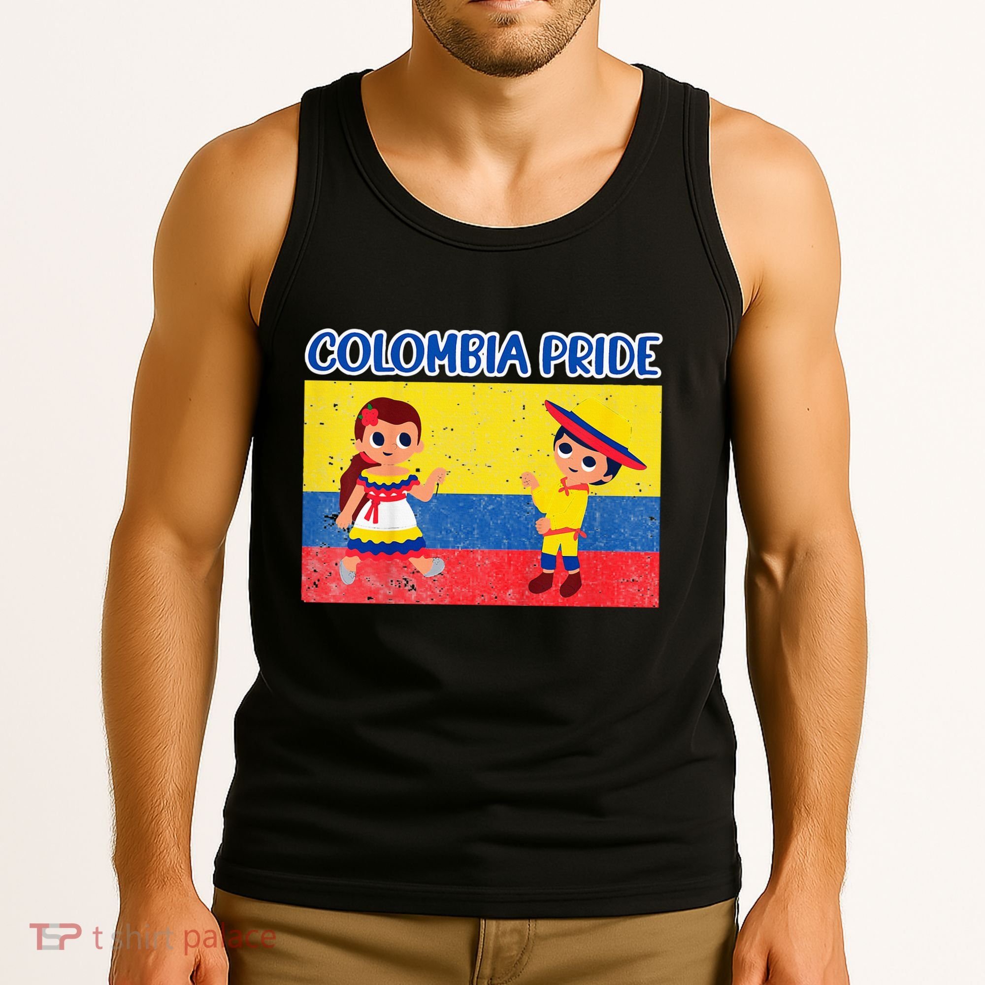 Colombian Pride Colombia Flag Tank Top