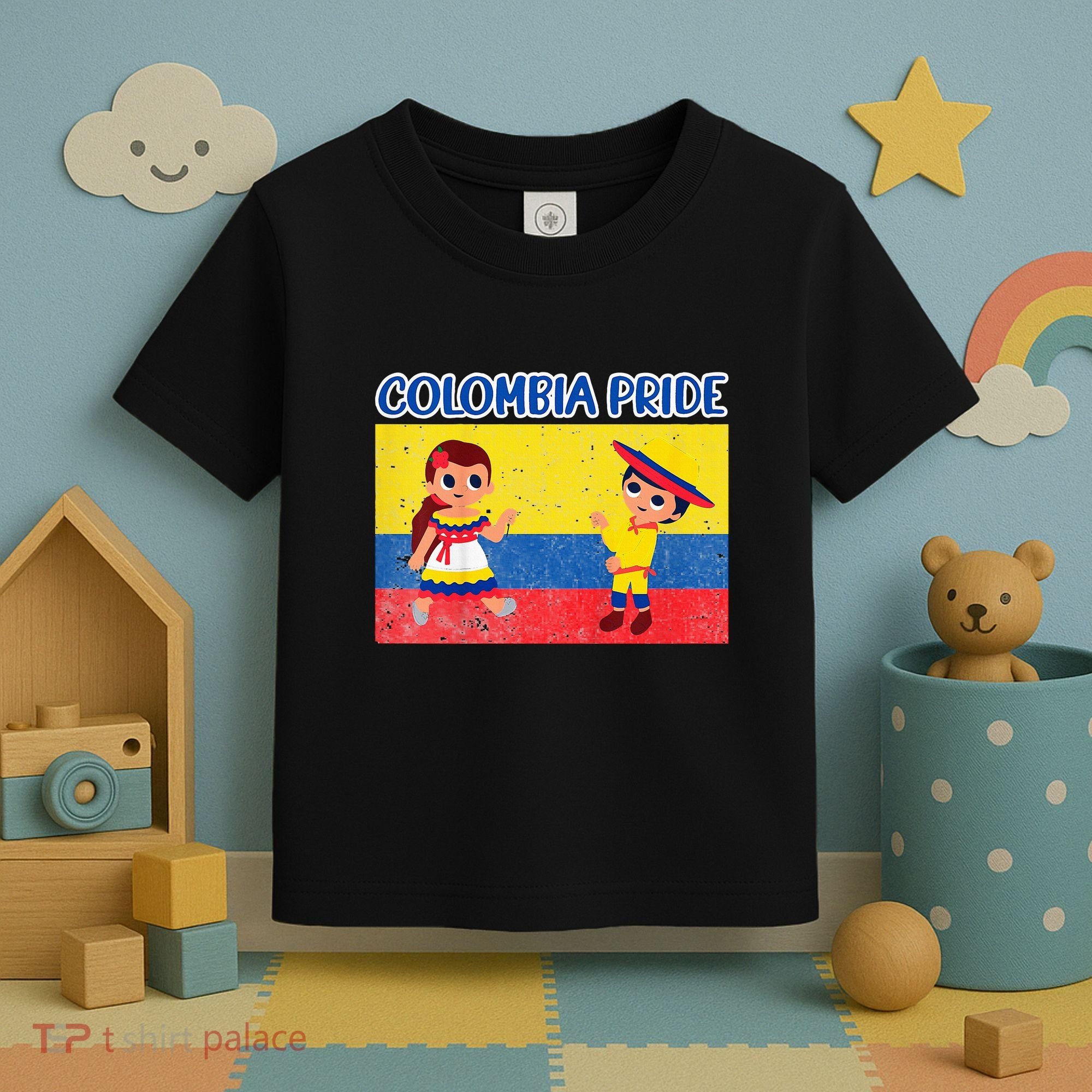 Colombian Pride Colombia Flag Toddler T-Shirt