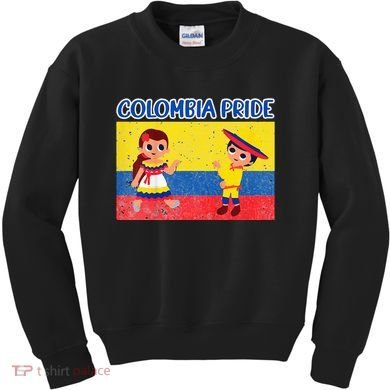 Colombian Pride Colombia Flag Kids Sweatshirt