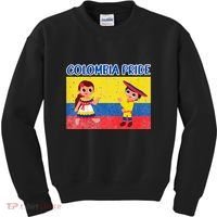 Colombian Pride Colombia Flag Kids Sweatshirt thumb 0