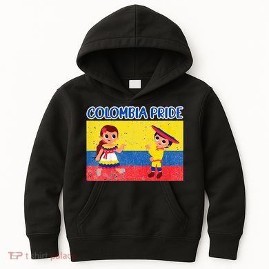 Colombian Pride Colombia Flag Kids Hoodie