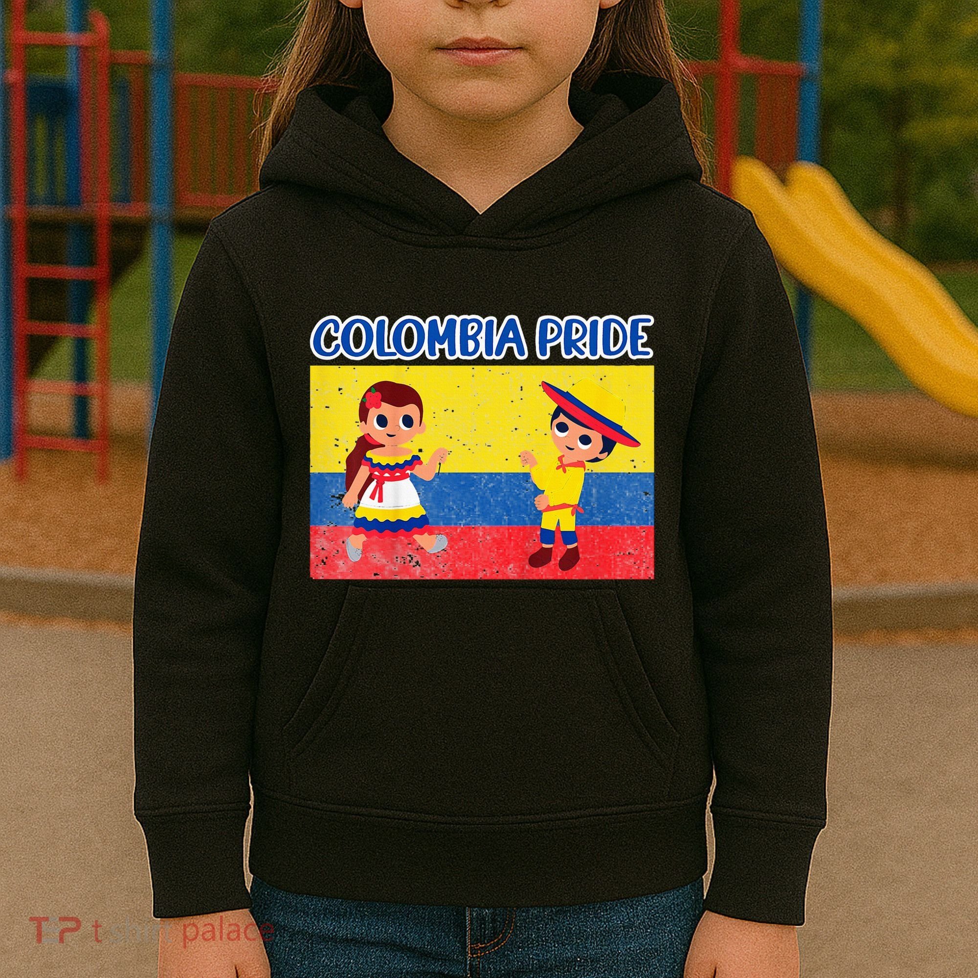 Colombian Pride Colombia Flag Kids Hoodie