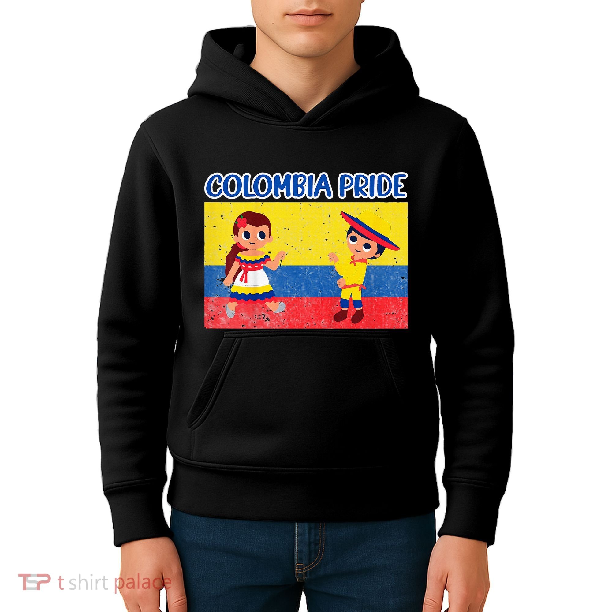 Colombian Pride Colombia Flag Kids Hoodie