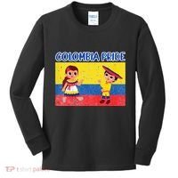 Colombian Pride Colombia Flag Kids Long Sleeve Shirt thumb 0