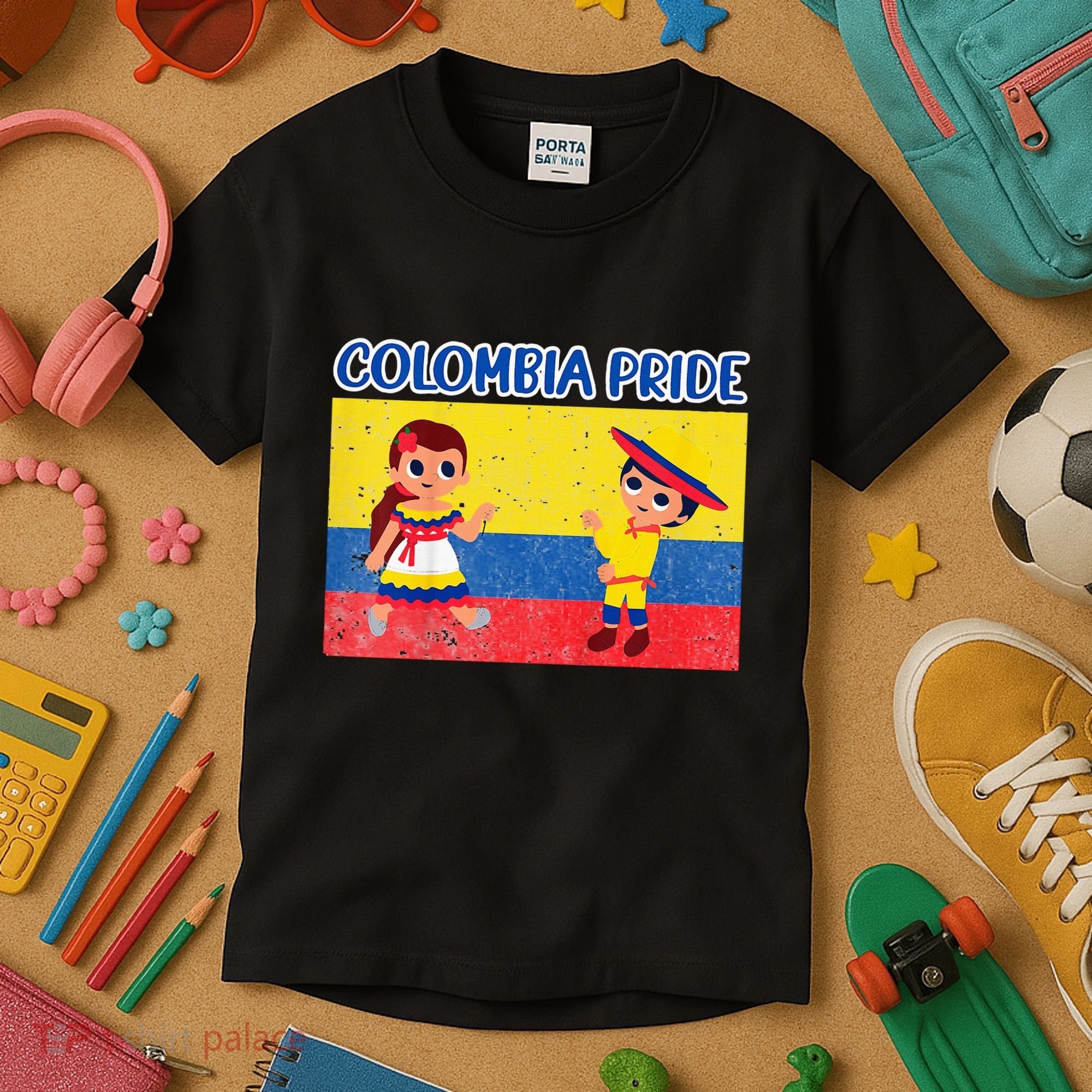 Colombian Pride Colombia Flag Kids T-Shirt
