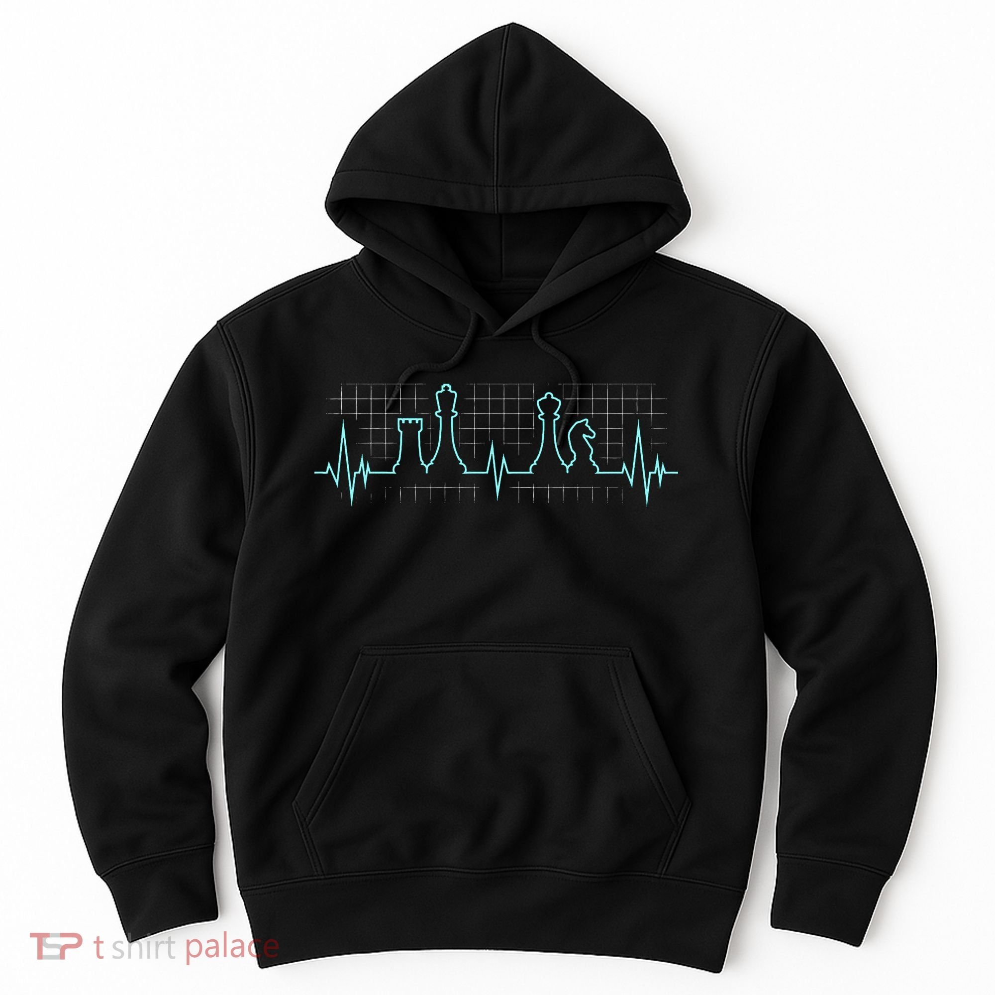 Chess Player Chess Club Chess Heartbeat Love Chess Chess Hoodie