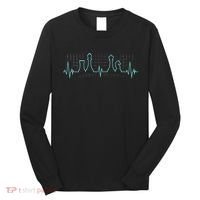 Chess Player Chess Club Chess Heartbeat Love Chess Chess Long Sleeve Shirt thumb 0