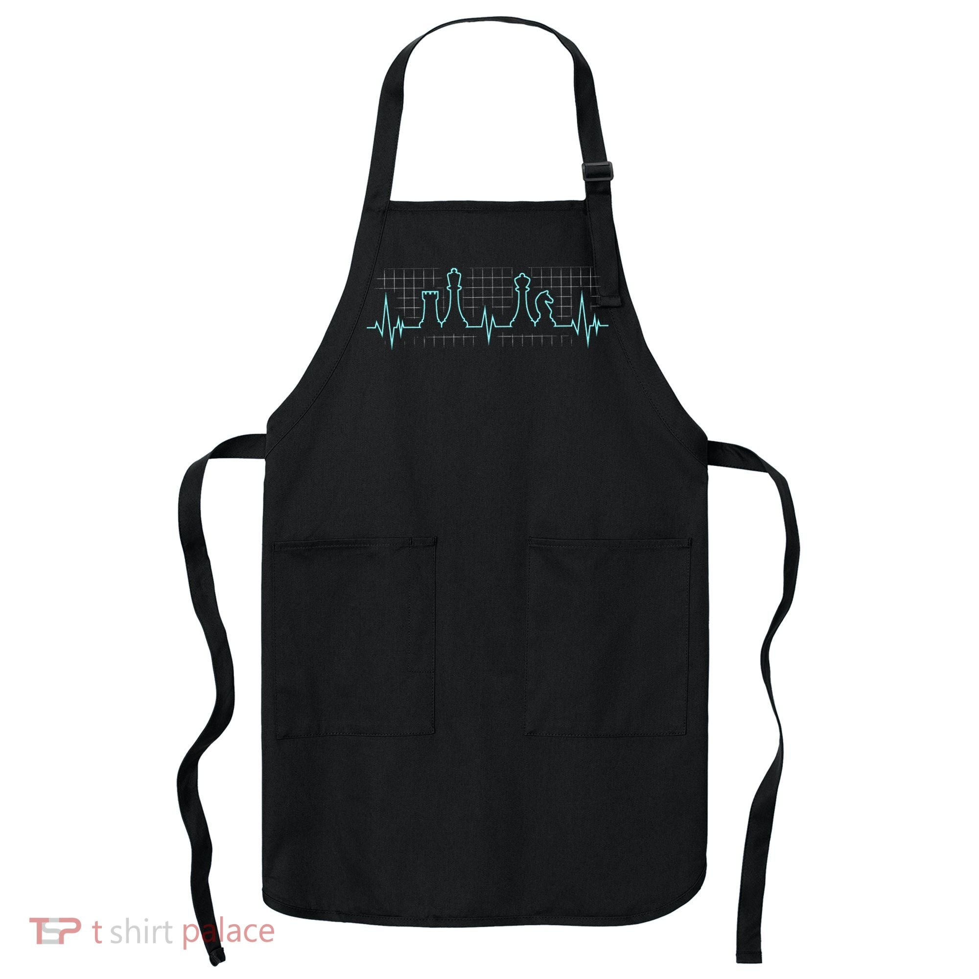 Chess Player Chess Club Chess Heartbeat Love Chess Chess Apron