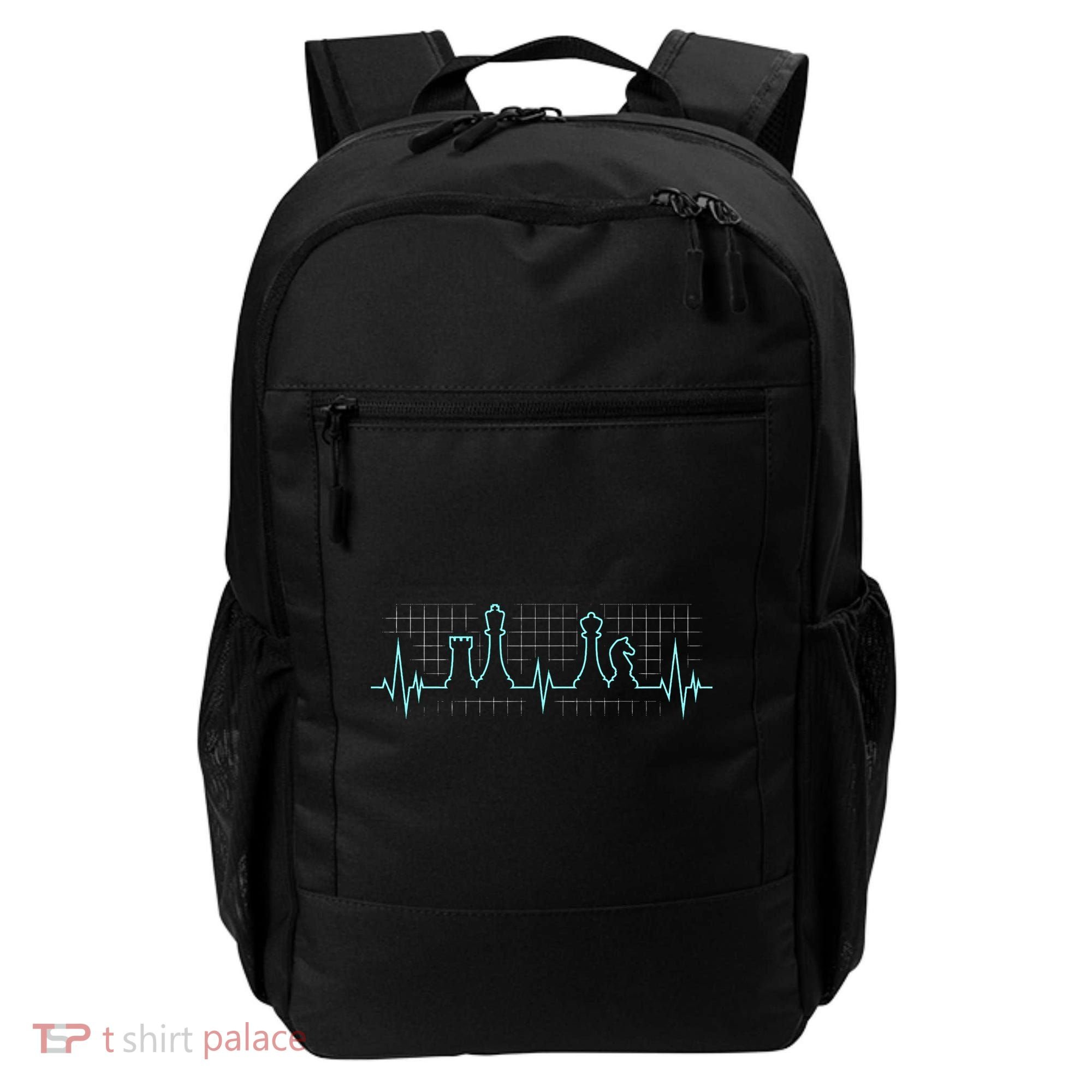 Chess Player Chess Club Chess Heartbeat Love Chess Chess Backpack
