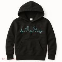 Chess Player Chess Club Chess Heartbeat Love Chess Chess Kids Hoodie thumb 0