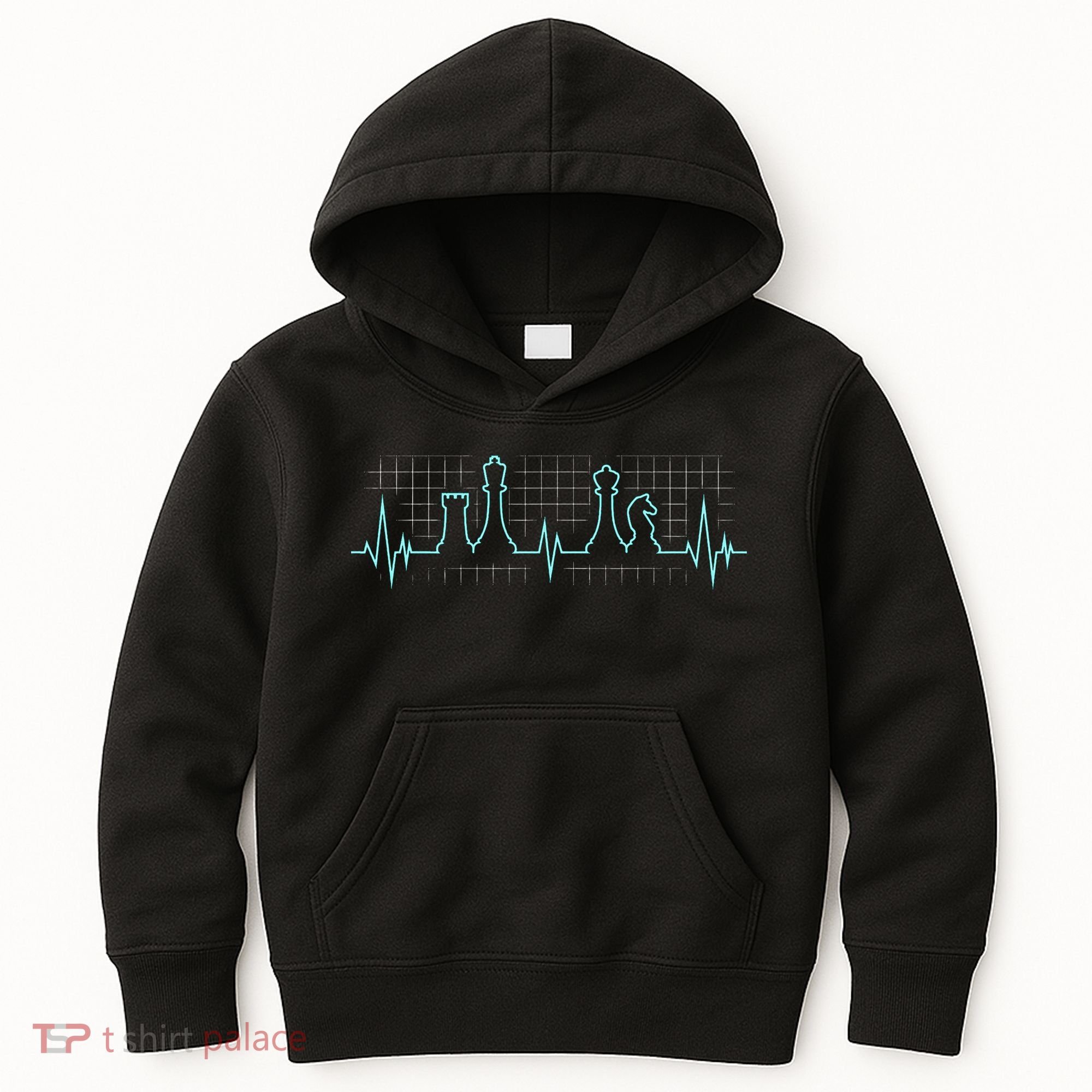 Chess Player Chess Club Chess Heartbeat Love Chess Chess Kids Hoodie