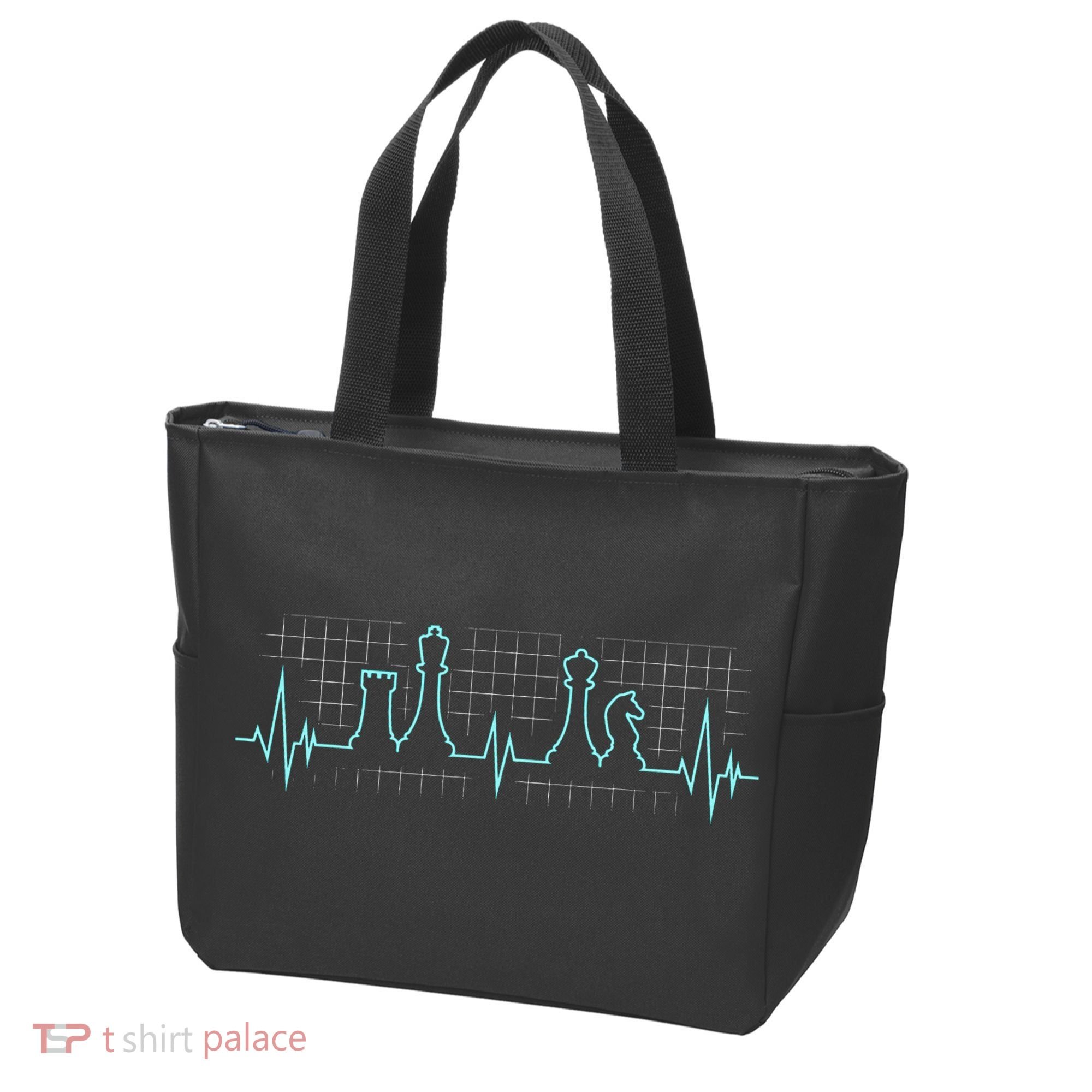 Chess Player Chess Club Chess Heartbeat Love Chess Chess Tote Bag