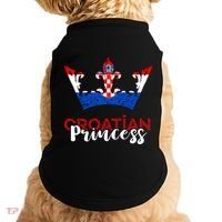Croatian Princess Crown Croatia Croatian Flag Croatian Pride Doggie Tank thumb 0