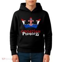 Croatian Princess Crown Croatia Croatian Flag Croatian Pride Kids Hoodie thumb 4
