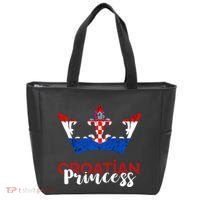 Croatian Princess Crown Croatia Croatian Flag Croatian Pride Tote Bag thumb 0