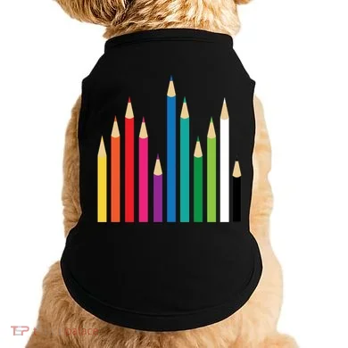 Colored Pencils Doggie Tank