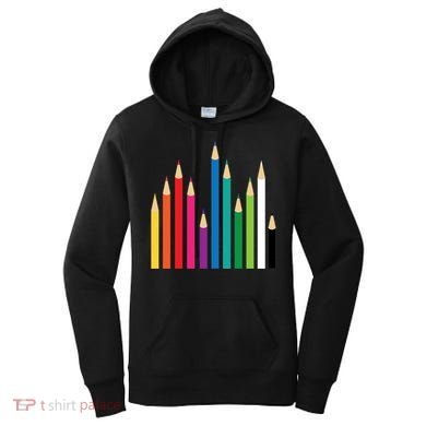 Colored Pencils Women's Hoodie