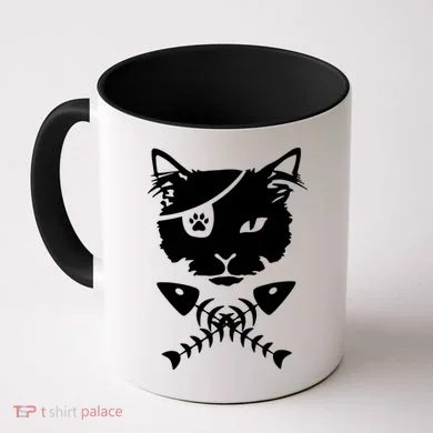 Cute Pirate Cat Coffee Mug