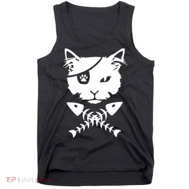 Cute Pirate Cat Tank Top
