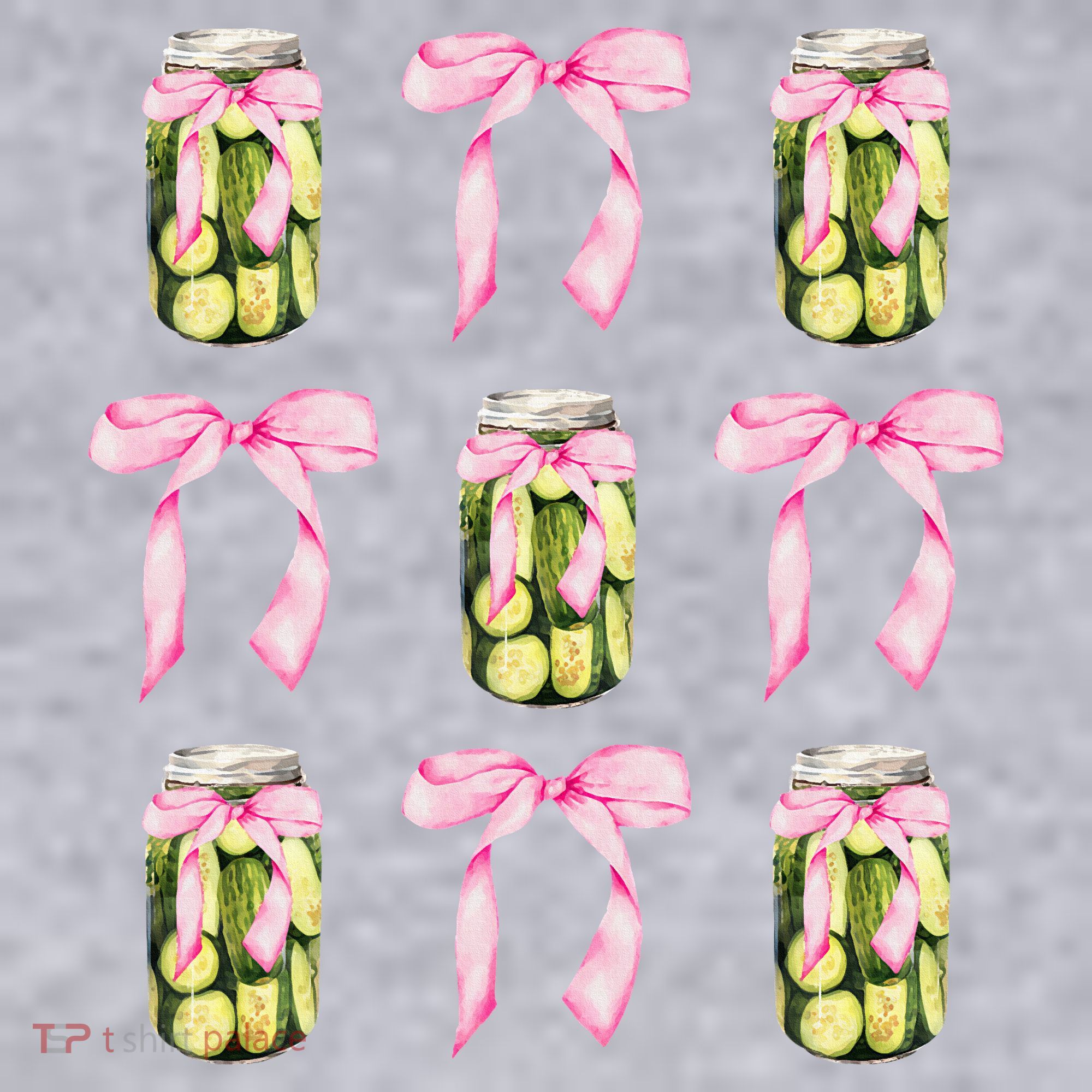 Canned Pickle Coquette Bows With Cute Pickle Jar Women's Sweatshirt