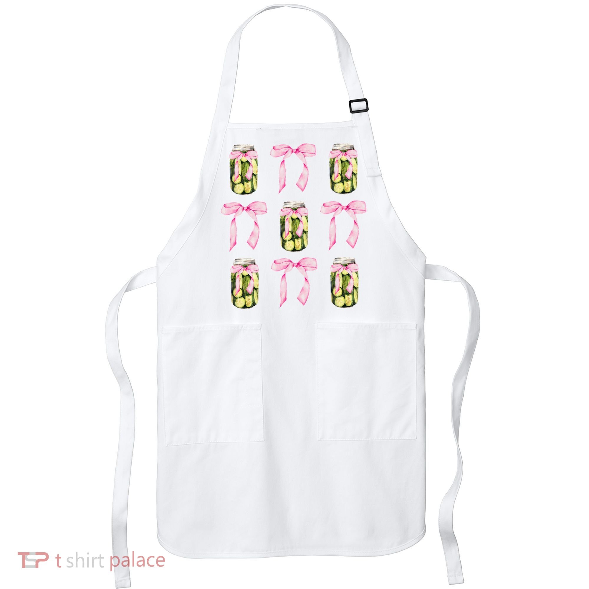 Canned Pickle Coquette Bows With Cute Pickle Jar Apron