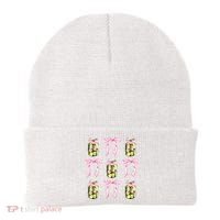 Canned Pickle Coquette Bows With Cute Pickle Jar Beanie thumb 0