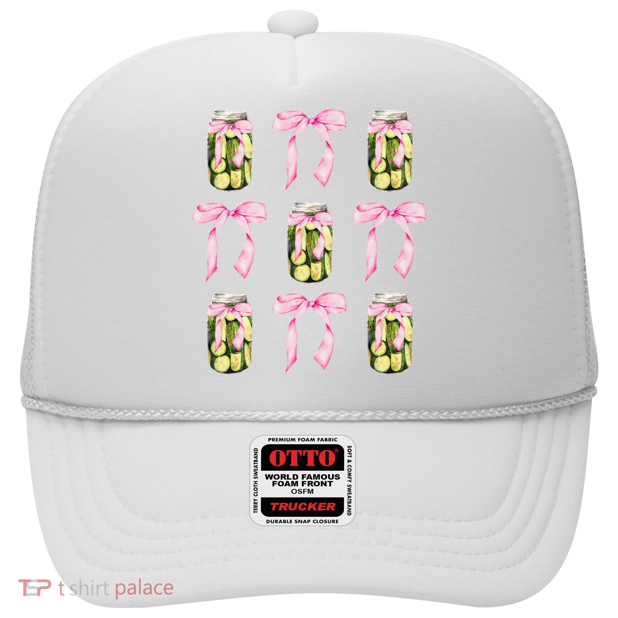 Canned Pickle Coquette Bows With Cute Pickle Jar Hat