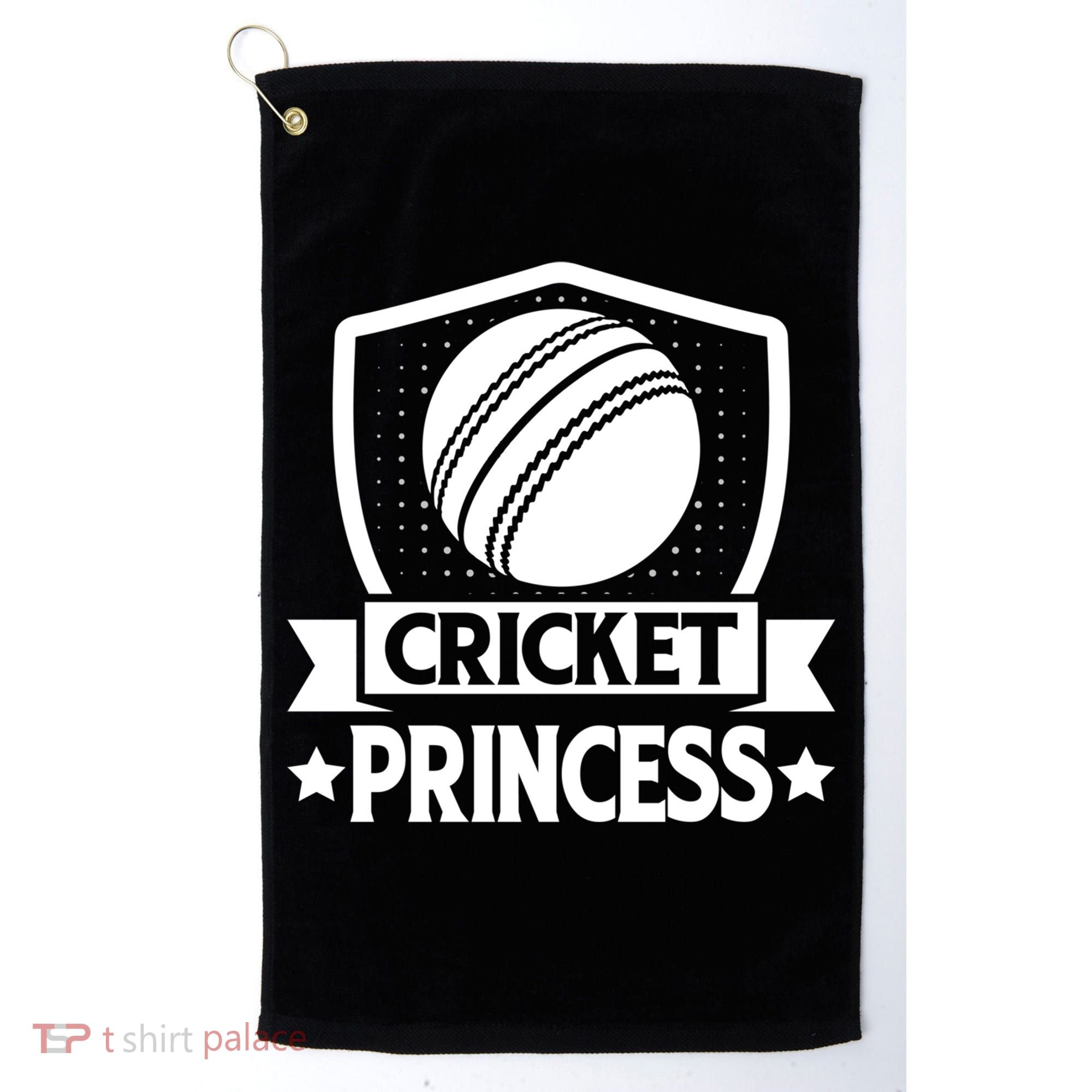 Cricket Princess Cricket Gift Golf Towel