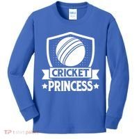 Cricket Princess Cricket Gift Kids Long Sleeve Shirt thumb 0