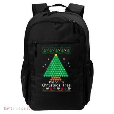 Cool Pascals Christmas Tree Sweater Gift Math Backpack