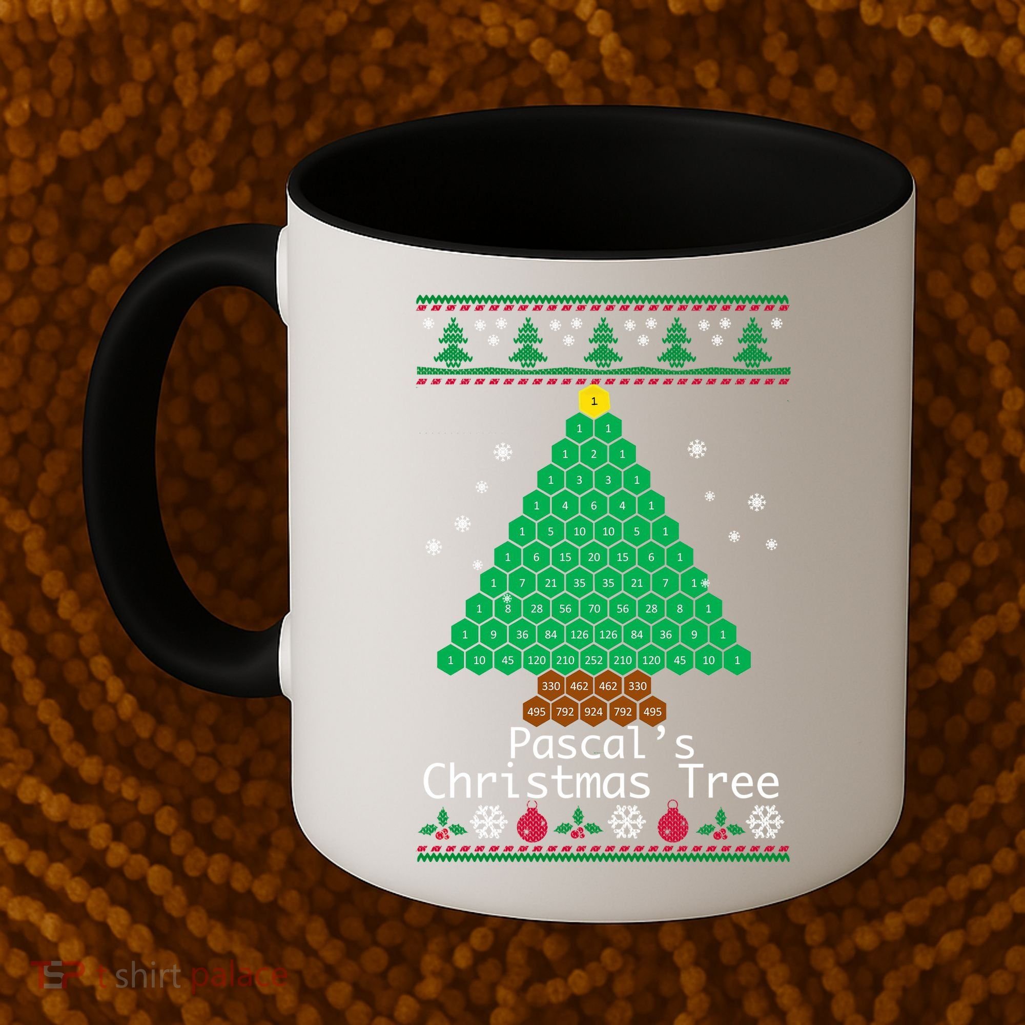 Cool Pascals Christmas Tree Sweater Gift Math Coffee Mug