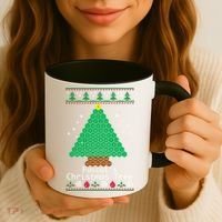 Cool Pascals Christmas Tree Sweater Gift Math Coffee Mug thumb 3