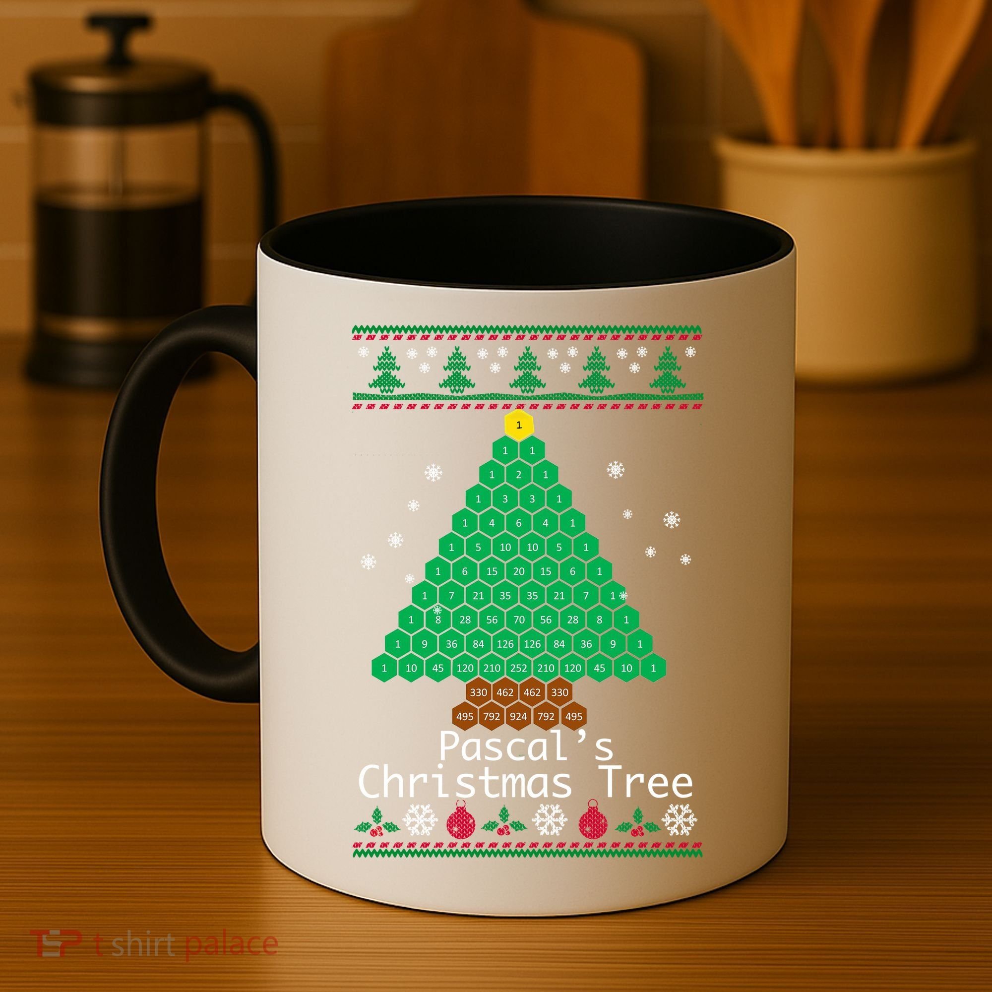 Cool Pascals Christmas Tree Sweater Gift Math Coffee Mug