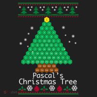 Cool Pascals Christmas Tree Sweater Gift Math Beanie thumb 2