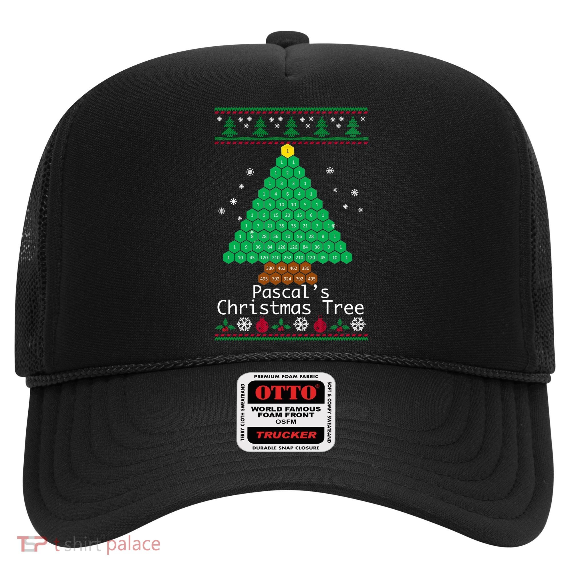 Cool Pascals Christmas Tree Sweater Gift Math Hat