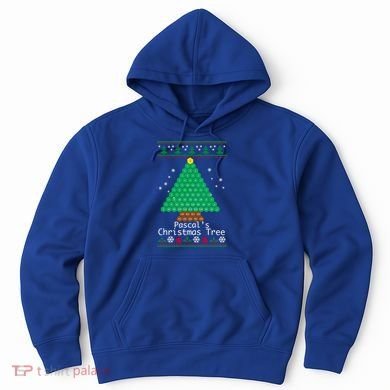 Cool Pascals Christmas Tree Sweater Gift Math Hoodie