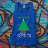 Cool Pascals Christmas Tree Sweater Gift Math Women's Tank Top thumb 3