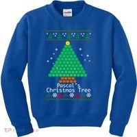 Cool Pascals Christmas Tree Sweater Gift Math Kids Sweatshirt thumb 0