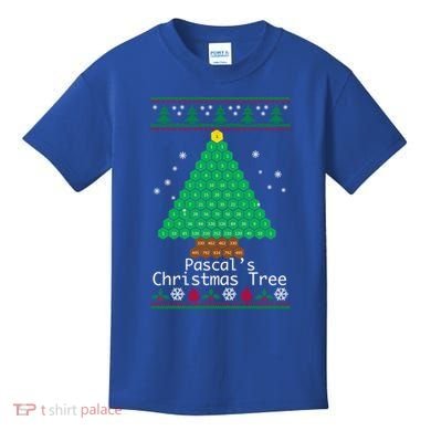 Cool Pascals Christmas Tree Sweater Gift Math Kids T-Shirt