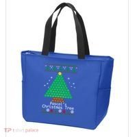 Cool Pascals Christmas Tree Sweater Gift Math Tote Bag thumb 3