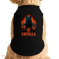 Catzilla Pose Doggie Tank thumb 0