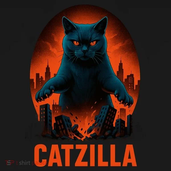 Catzilla Pose Doggie Tank