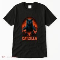 Catzilla Pose Tall T-Shirt thumb 0