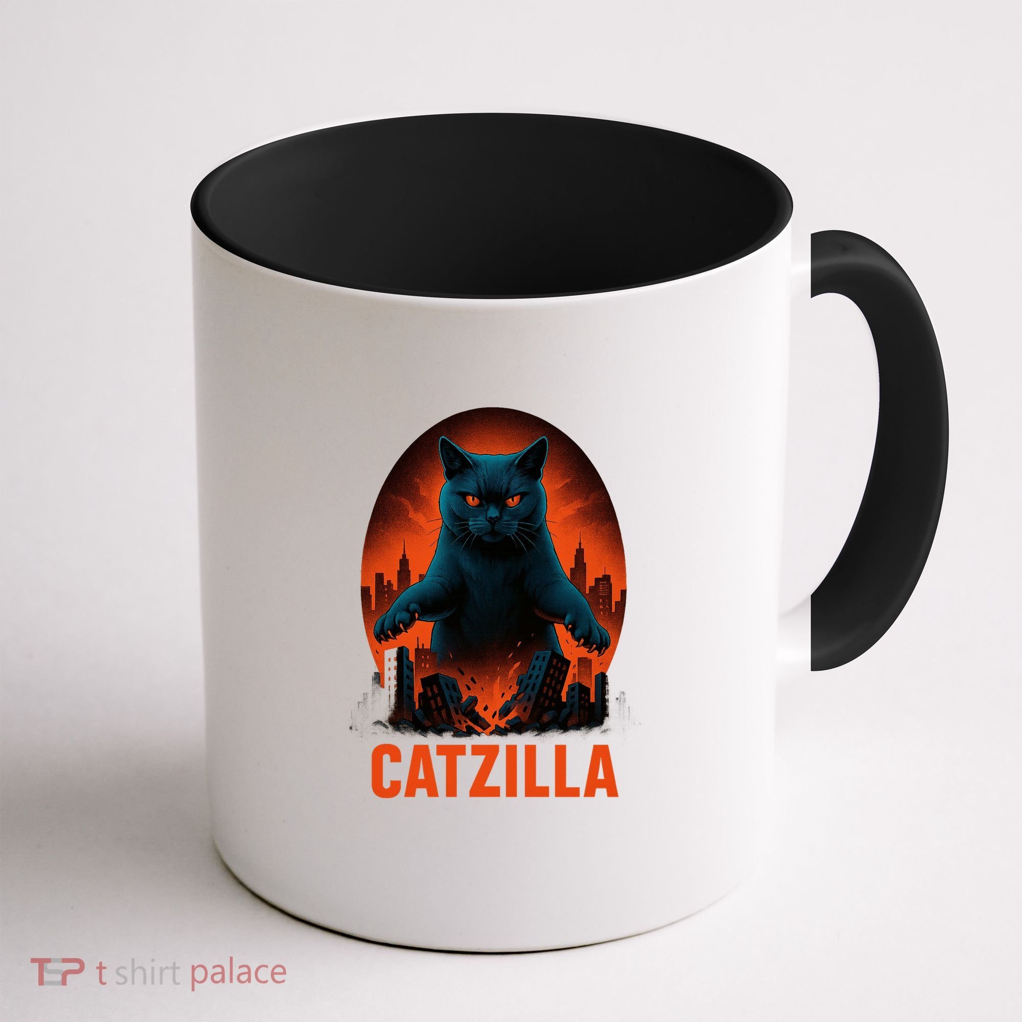 Catzilla Pose Coffee Mug