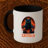 Catzilla Pose Coffee Mug thumb 2