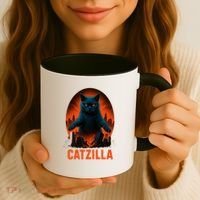 Catzilla Pose Coffee Mug thumb 3