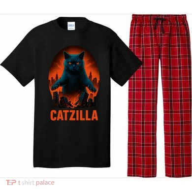Catzilla Pose Pajama Set