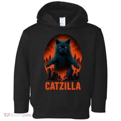 Catzilla Pose Toddler Hoodie