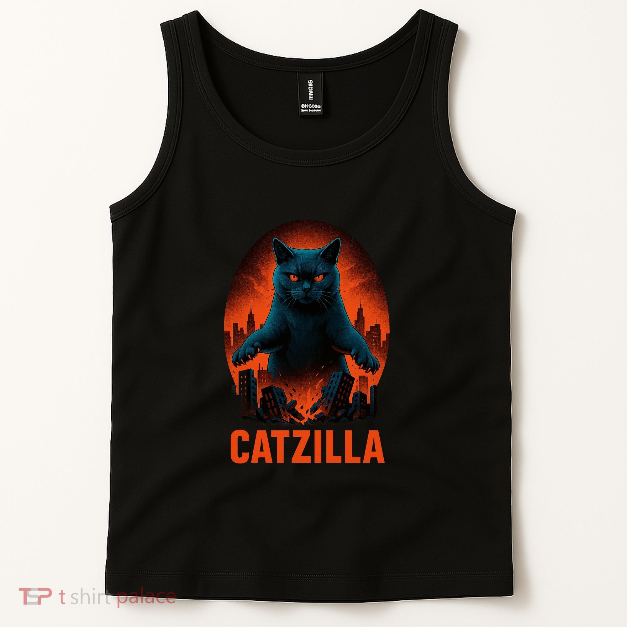 Catzilla Pose Tank Top