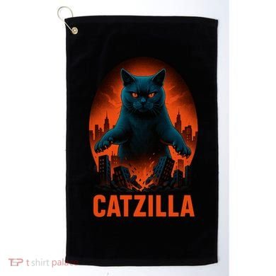 Catzilla Pose Golf Towel